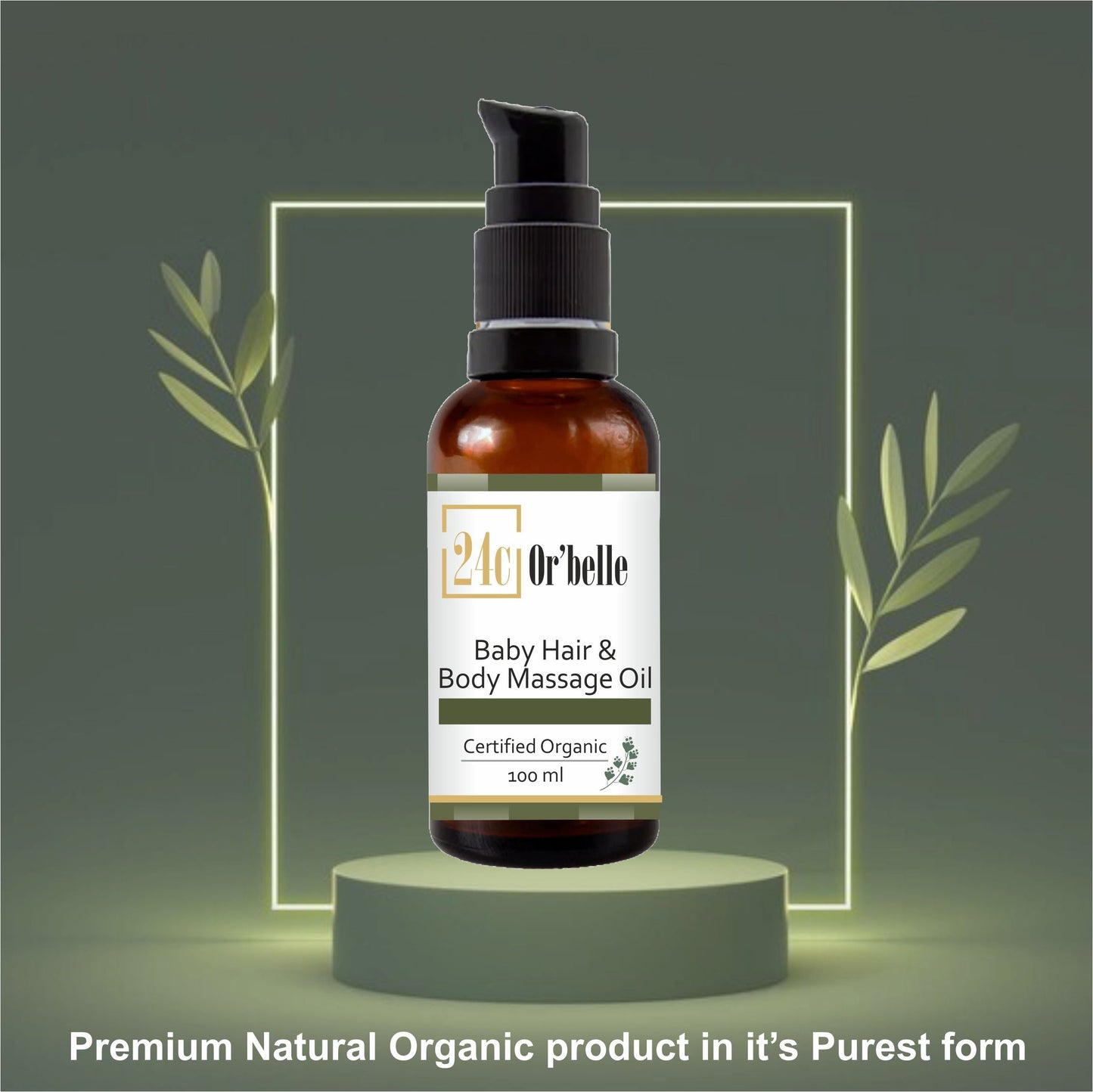 Baby hair oil