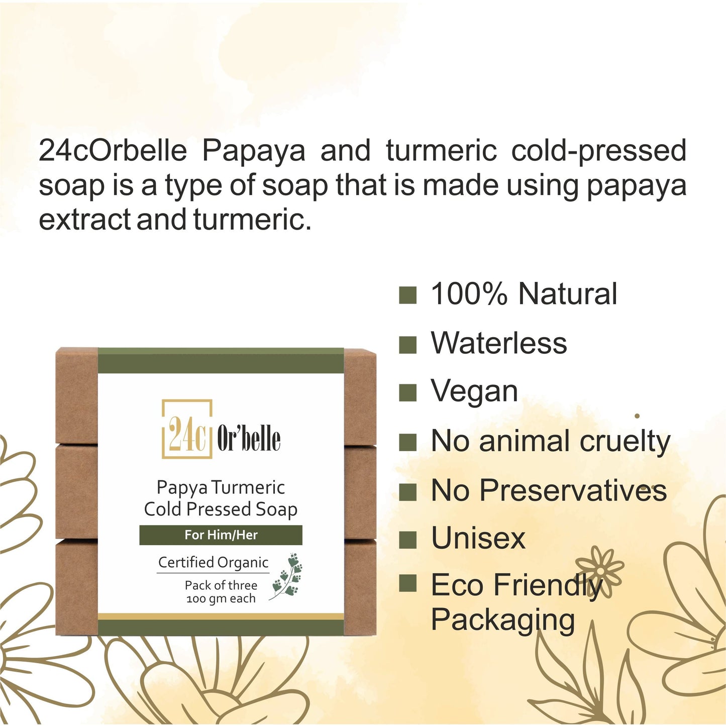papaya turmeric soap